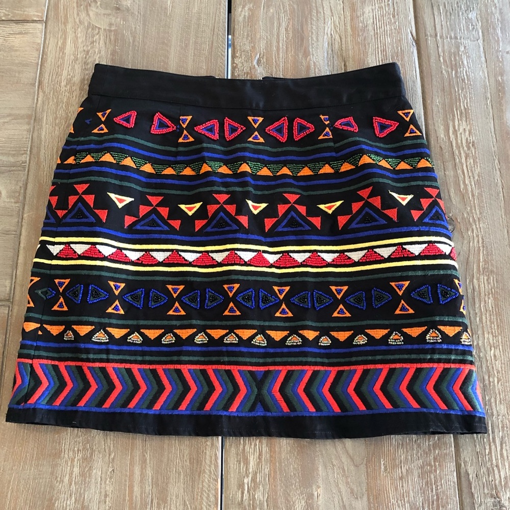 Sam Edelman beaded mini skirt